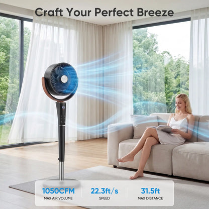 CleanFlow Quiet Bedroom Cooling Fan