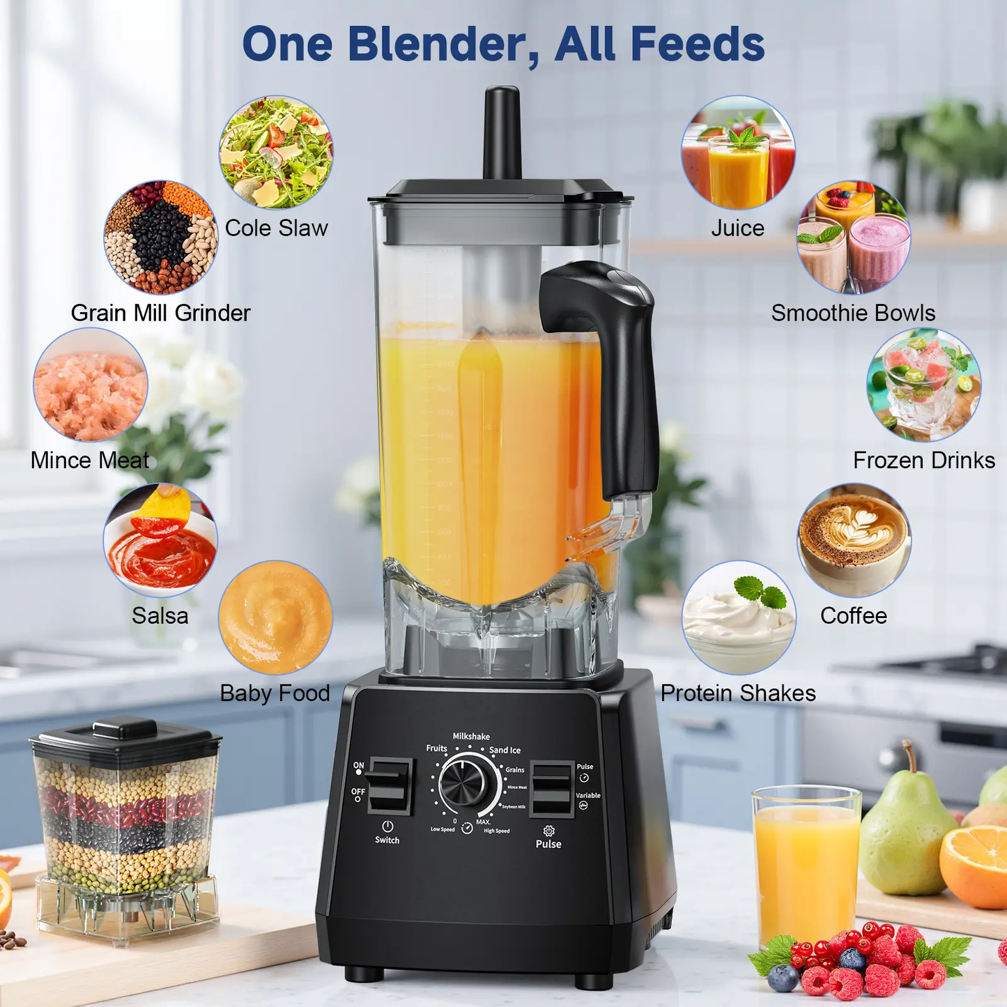 Advanced Multi-Function Pro Kitchen Blender System