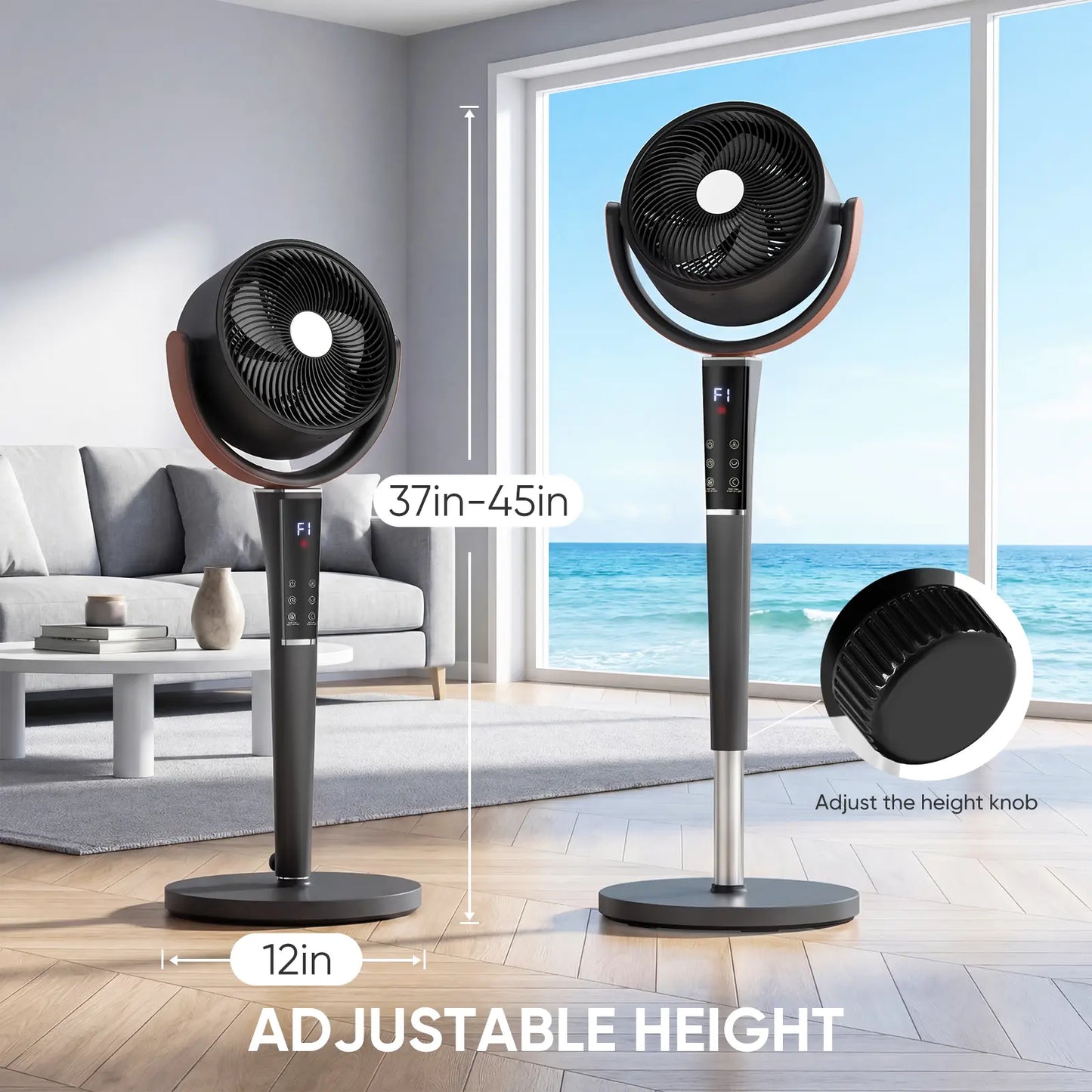 CleanFlow Quiet Bedroom Cooling Fan