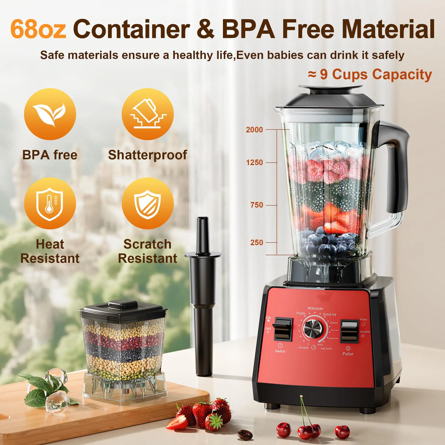 Advanced Multi-Function Pro Kitchen Blender System