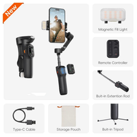X3 Black（led light+build in extension rod/tripod)